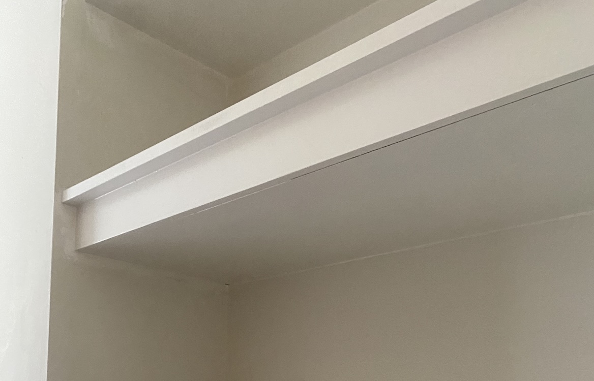 Painted Alcove Shelf