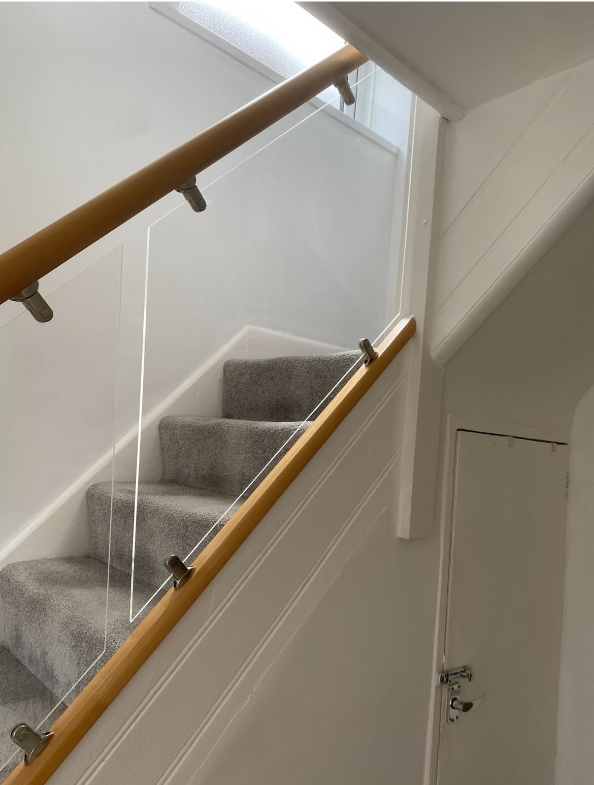 Glass Panel Stair Balustrade