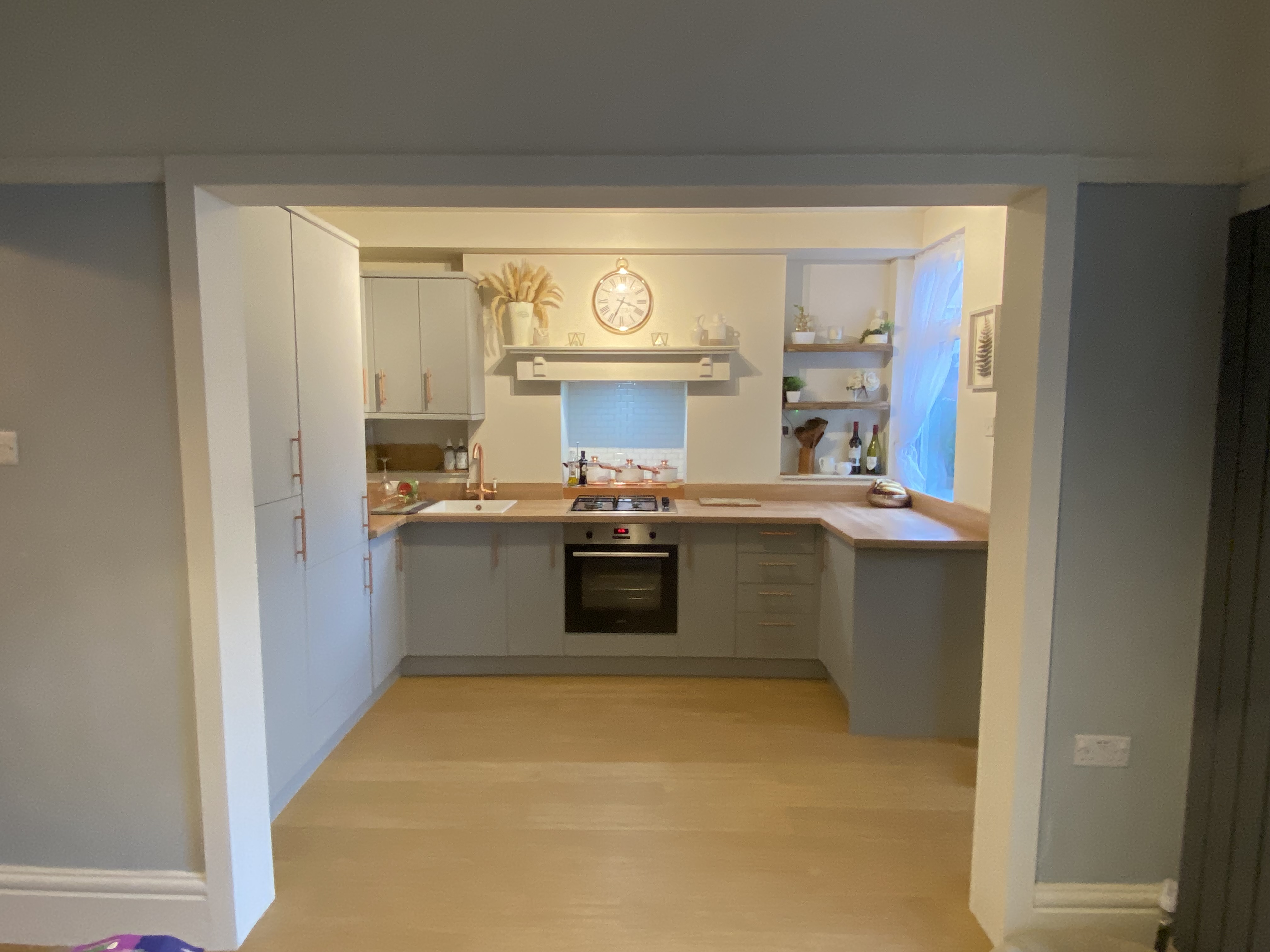 Grey Kitchen Knock-through