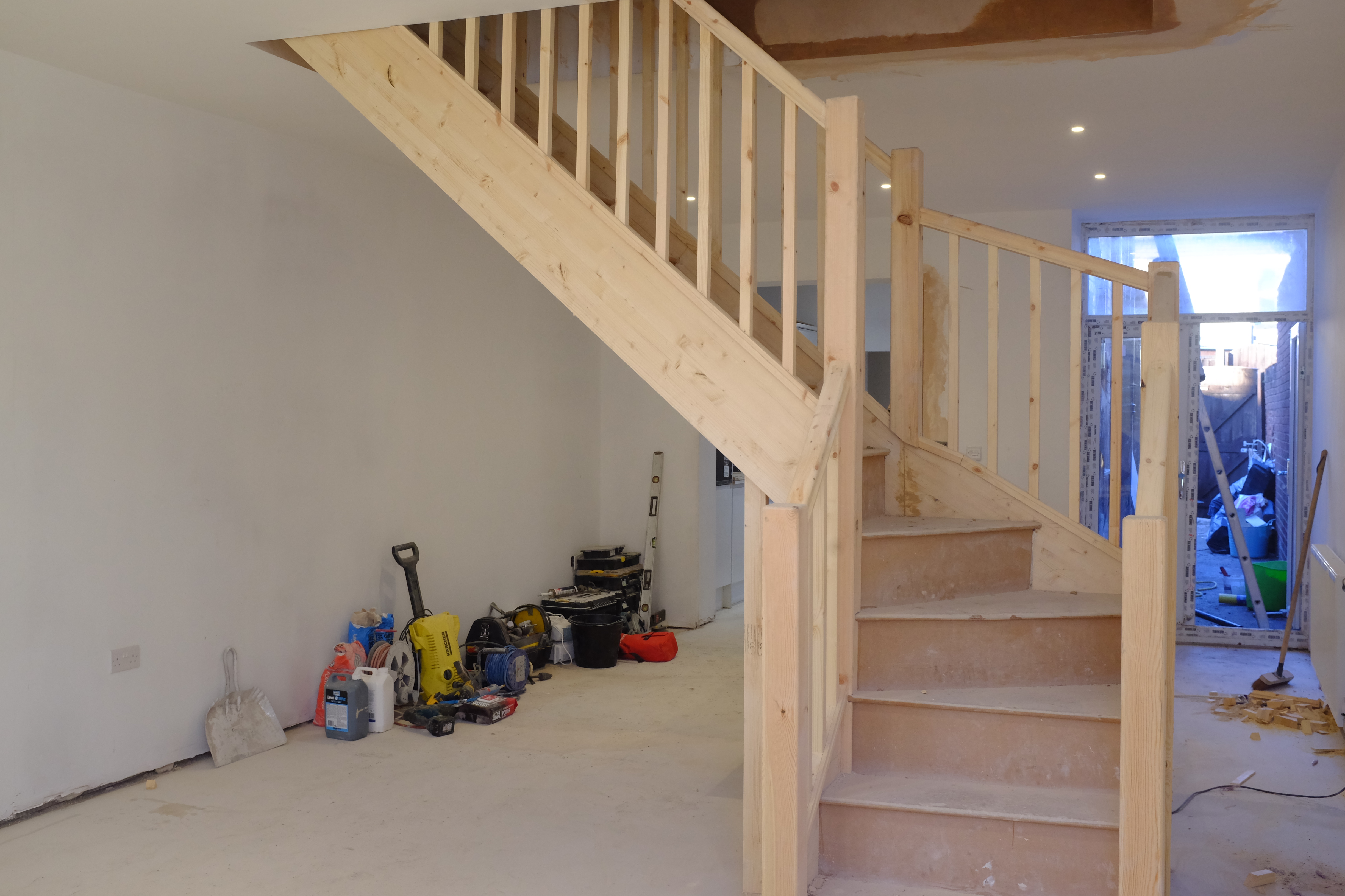 Timber Spindle Stair Balustrade